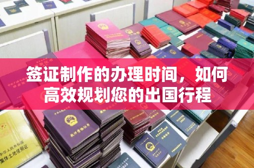 大通签证制作的办理时间，如何高效规划您的出国行程